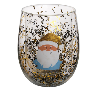 <span class=keywords><strong>Tasse</strong></span> en verre sans pied à <span class=keywords><strong>double</strong></span> <span class=keywords><strong>paroi</strong></span> design d'arbre de Noël de 300ml - Product Image 1