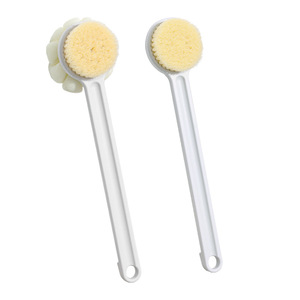 Bath Brush Soft Bristle Long Handle Oval Shape <b>Body</b> Scrubber Shower Back Scrubber Nylon PP Material - Product Image 5
