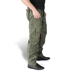 Pantalon de jogging avec logo personnalisé Pantalon cargo multi-poches en coton à cordon de serrage pour hommes - Product Image 3