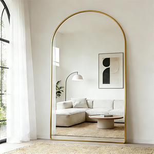 Miroir <span class=keywords><strong>sur</strong></span> <span class=keywords><strong>pied</strong></span> simple en forme d'arche, miroir de magasin de vêtements, miroir <span class=keywords><strong>sur</strong></span> <span class=keywords><strong>pied</strong></span> - Product Image 2