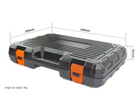Juego de Herramientas Manuales de Carpintería y Electricidad con Logotipo Personalizado, Caja de Herramientas de Madera, Juego de Herramientas de Carpintería, Regalo de 102 Piezas