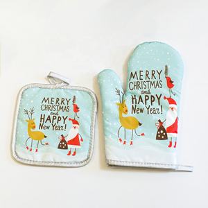 Gants résistants à la chaleur pour la Saint-Valentin, isolants thermiques pour cuisine, four et micro-ondes, ensemble de gants imprimés, vente chaude, outil de cuisson et de pâtisserie - Product Image 3