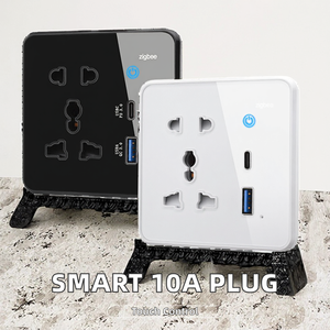 EweLink/tuya thông minh 10A phổ wifi nhà thông minh ổ cắm không dây/cắm lật thiết kế làm việc với Alexa & Google nhà - Product Image 2