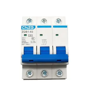 Miniature Circuit Breaker DZ47S-63 with shunt trip circuit breakers MCB