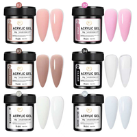 Gel de Construction Semi-Permanent UV pour Extension d'Ongles, Poly Gel Constructeur Sans HEMA et Sans TPO, Marque Privée