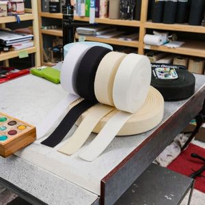 Wholesale Herringbone Cotton Webbing 1" 25mm Edge Band 1.5 Inch Cotton Binding Twill Bamboo Webbing Tape for Garment - Product Image 3