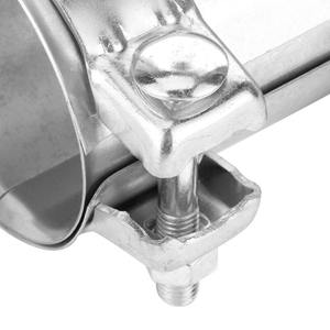 배기 파이프 연결 배기 호스 클램프 용 배기 직경 파이프 클램프 이중 클램프 조인트 스테인레스 스틸 슬리브 - Product Image 5