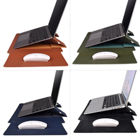 Supports pour ordinateur portable en cuir promotionnels, inclinables, autres accessoires électroniques grand public, vente directe usine, support de tablette pour camping actif