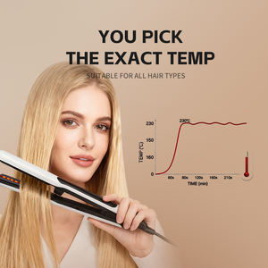 <span class=keywords><strong>Piastra</strong></span> per Capelli <span class=keywords><strong>a</strong></span> <span class=keywords><strong>Vapore</strong></span> con Piastre in Ceramica Tormalina <span class=keywords><strong>a</strong></span> Infrarossi, Riscaldamento Rapido, Temperatura Regolabile, Nutre i Capelli, <span class=keywords><strong>Professionale</strong></span> - Product Image 6