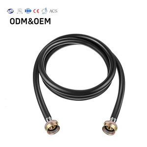 Juego de Tuberías de Entrada de Agua para Lavadoras Automáticas Universales de Goma, Conector Duradero a Prueba de Explosiones, Manguera de Agua de Alta Presión - Product Image 1