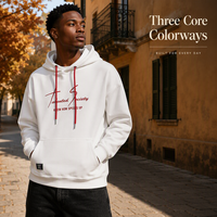 Sweat-shirt à capuche ample pour homme, pull-over décontracté avec imprimé lettres, cordon de serrage et poche kangourou, idéal pour le printemps et l'automne, style streetwear