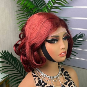 100% Virgin <b>Human</b> Hair High Density 12A 5*5 Vietnam SDD Bouncy <b>WIg</b> Brazilian Peruvian Super Double Drawn Gluesss <b>Wig</b> - Product Image 2