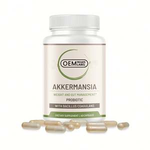 Cápsulas de Probióticos GMP 300 Billones de UFC de Akkermansia Muciniphila, GLP-1, para la Salud Inmunológica General, Mejora el Revestimiento Digestivo Intestinal - Product Image 1