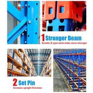 Estante de almacenamiento de acero sin pernos de 5 niveles, estantes de garaje, almacén de Metal, almacenamiento sin pernos de Metal, estante resistente - Product Image 2