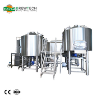 Solution clé en main pour équipement de brasserie automatique en acier inoxydable personnalisé de 2000L à 3000L