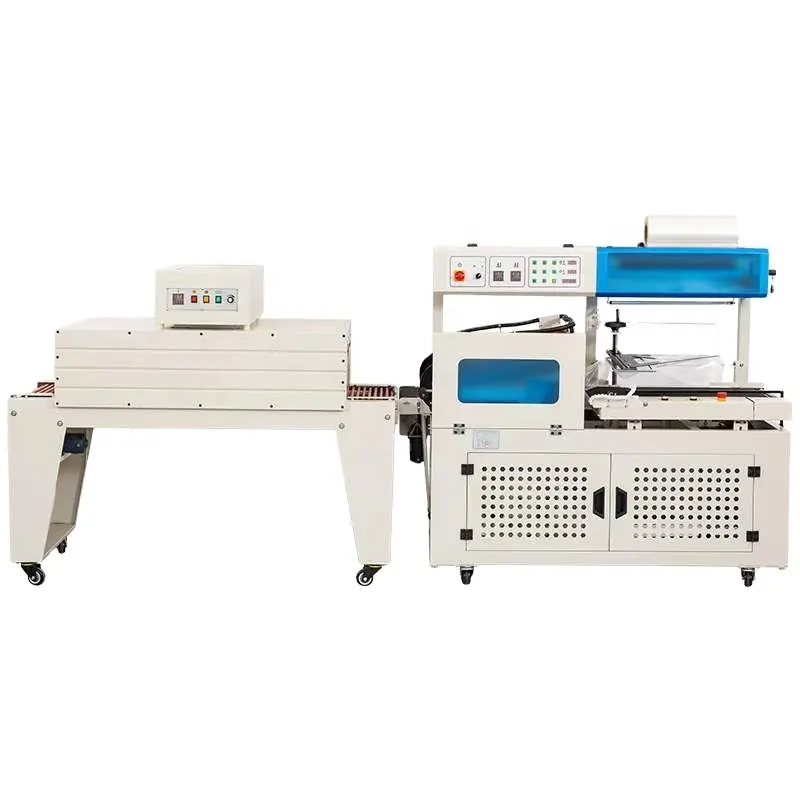 Super Quality Automatic L Bar Sealer Heat Shrink Packaging Wrapping Machine For Frozen Pizza