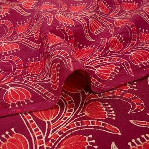 Nouvelle collection de tissu Jaipuri en coton ajrakh imprimé floral, léger, pour costume, chemise, rideau, jouet pour filles et garçons - Product Image 4