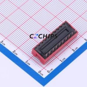 DS-10-R-T DIP Switch Through hole Component (THT) Switch Single Pole Single Throw 10 2.54mm 25mA - Product Image 2