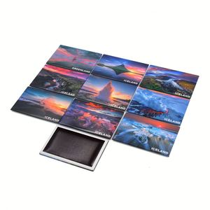 Tourism Souvenir Custom Country City Name Thin Magnet Tin Plate Ref Magnets for <b>Fridge</b> Printed With Logo - Product Image 1