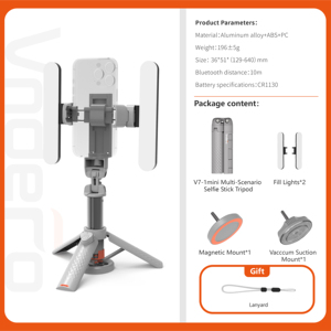 Vndefo 0.64M Selfie Stick Tripod xách tay một mảnh phổ đa chức năng <span class=keywords><strong>mini</strong></span> điều khiển từ xa máy tính để bàn Live Board Cast đứng - Product Image 5