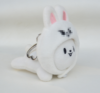 SKZ Dominate Pendentif Poupée Allongée Fang Can Felix avec Chapeau, Porte-clés Mignon