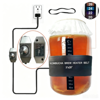 ACE ASB005-A 120V~240V Ceinture chauffante électrique en plastique, capacité 4L, pour la fermentation domestique de bière/kombucha/vin/jus, écologique