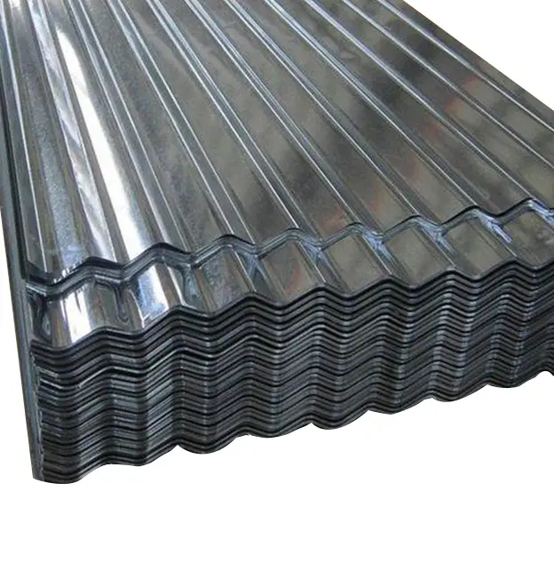 16 Gauge Acero Galvanizado Chapa de Aço Galvanizado Chapa de ferro para telhados de telhado de Gi corrugado