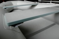 Bateau gonflable pliable sur mesure avec plancher en aluminium, confortable pour la pêche et les jeux aquatiques estivaux