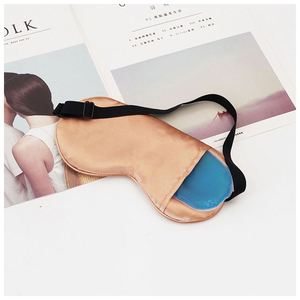 Masque de sommeil en soie lisse pour les yeux, idéal pour les voyages, promotion prix usine, cadeaux d'entreprise - Product Image 6