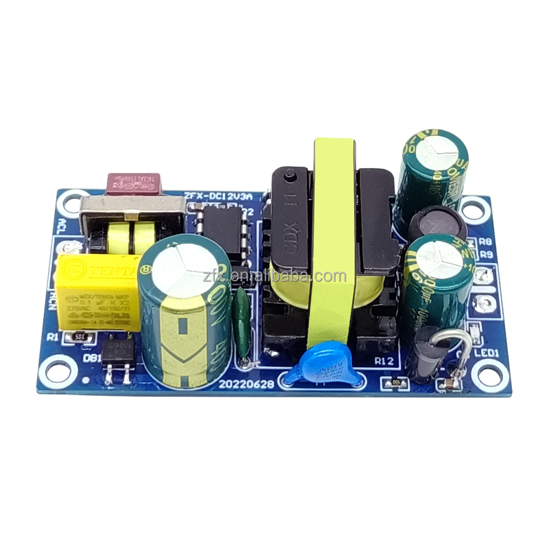 12V3A/24V1A switching power supply board module bare board 24W 12W AC-DC isolated power supply board(图2)
