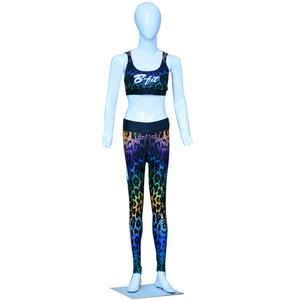 Équipement d'entraînement imprimé par sublimation personnalisée respirante et écologique pour femmes ensembles de yoga fitness athlétique actif - Product Image 3
