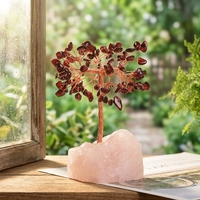 Fournisseur d'usine Nouveau Arbre en cristal zen artisanal moderne et unique pour l'énergie positive