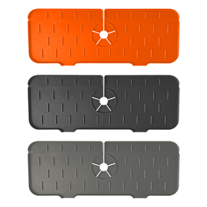 Water Faucet Handle Drip <strong>Catcher</strong> <strong>Tray</strong> for Kitchen Bathroom Countertop Sink Mat Sponge Silicone Mats &amp; Pads Sink Splash Guard - Product Image 2
