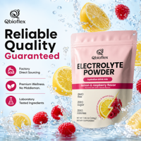 Poudre d'électrolytes d'hydratation Qbioflex, directement de l'usine, sans OGM, mélange de boisson d'hydratation, complément alimentaire pour femmes et hommes