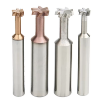 Hrc55 CNC métal T fente routeur peu outil de coupe carbure monobloc T-slot fin fraise pour métal
