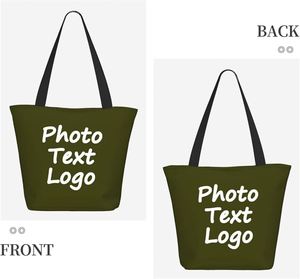Bolsa de Lona Negra Personalizada de Gran Capacidad para Estudiantes - Para Promociones - Product Image 2