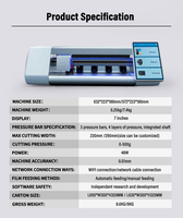 Máquina de Corte de Película Protectora de Hidrogel Inteligente a Precio de Fábrica con Plotter de Alta Precisión y Sistema de Actualización