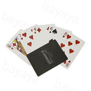 Y Y Échantillon gratuit de haute qualité 100% Cartes à jouer en plastique étanches avec design et logo personnalisés imprimés - Product Image 4