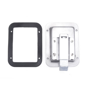 Pièces universelles de carrosserie de camion Boîte à outils de camion réfrigéré Loquet de verrouillage de palette en acier inoxydable Boîte de conteneur Loquet de verrouillage de porte de remorque - Product Image 3