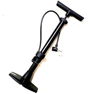 Pompe à air haute pression en acier pour vélo, diamètre 35 mm, jauge noire et orange pour gonflage des pneus de véhicules électriques et de motos - Product Image 2