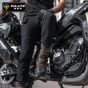 Pantalon de moto Sulaite noir respirant pour homme, équipement de course d'été - Product Image 4