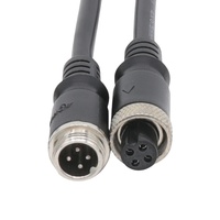 Connecteur électrique universel 5PIN GX12 mâle et femelle Aviation connecteur LED de type surmoulé pour système de surveillance DVR de voiture