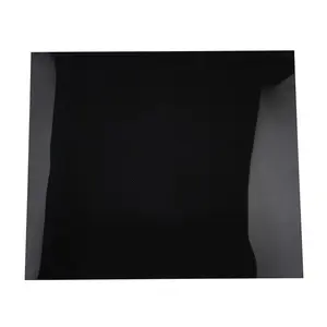 0,5mm Dicke Hochglanz Schwarz Beschichtung Aluminium Metallplatten Für Wetplates Fotografie Material Laser gravur Typenschild Tags
