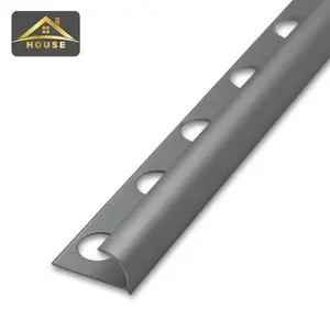 Guangzhou Science City Supplier Importir Tembok Aluminium Logam Dekoratif Tepi Strip