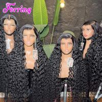 Perruques sans colle en cheveux naturels vietnamiens, perruques ondulées en cheveux humains, perruque frontale en dentelle HD suisse 13x6 13x4 pour femmes