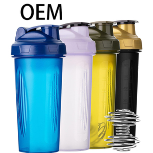 Bouteille Shaker en Paille de Blé Biodégradable 600ML Personnalisable avec Logo – Bouteilles Sport en Plastique pour Protéines – Vente en Gros - Product Image 1