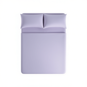 Cabos Queen Size <b>Lavender</b> Sheet Set 200 Thread Count Hypoallergenic Solid Color Home <b>Bedding</b> - Product Image 1