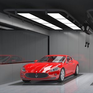 Offres Spéciales Super <span class=keywords><strong>Garage</strong></span> LED Lumineux Lavage De Voiture Lumières <span class=keywords><strong>Automobile</strong></span> Détaillant Panneau Lumières pour Voiture Atelier Lampe 4 Grille Système - Product Image 4