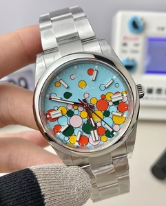 Mới Nhất Sạch Xem 41Mm 134300 Tất Cả Trong Một 3230 Phong Trào Pepetual Bong Bóng Quay Số Với Laser Crownn Trên Kính - Product Image 2