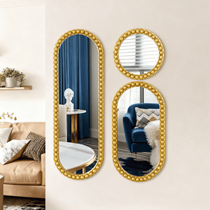 SWT ชุดกระจกตกแต่งผนังทำจากพลาสติก PP สำหรับตกแต่งผนังบ้านดีไซน์ทันสมัยรุ่นใหม่ล่าสุด - Product Image 1